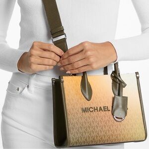 Michael Michael
MIRELLA SMALL OMBRE SIGNATURE LOGO CROSSBODY BAG NWT $328.00